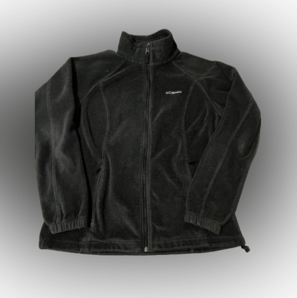 Columbia Black Fleece Jacket. Like new